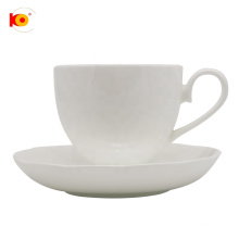 Tasse de café en céramique de haute qualité et soucoupe Set Bone China haut de gamme noir haut de gamme